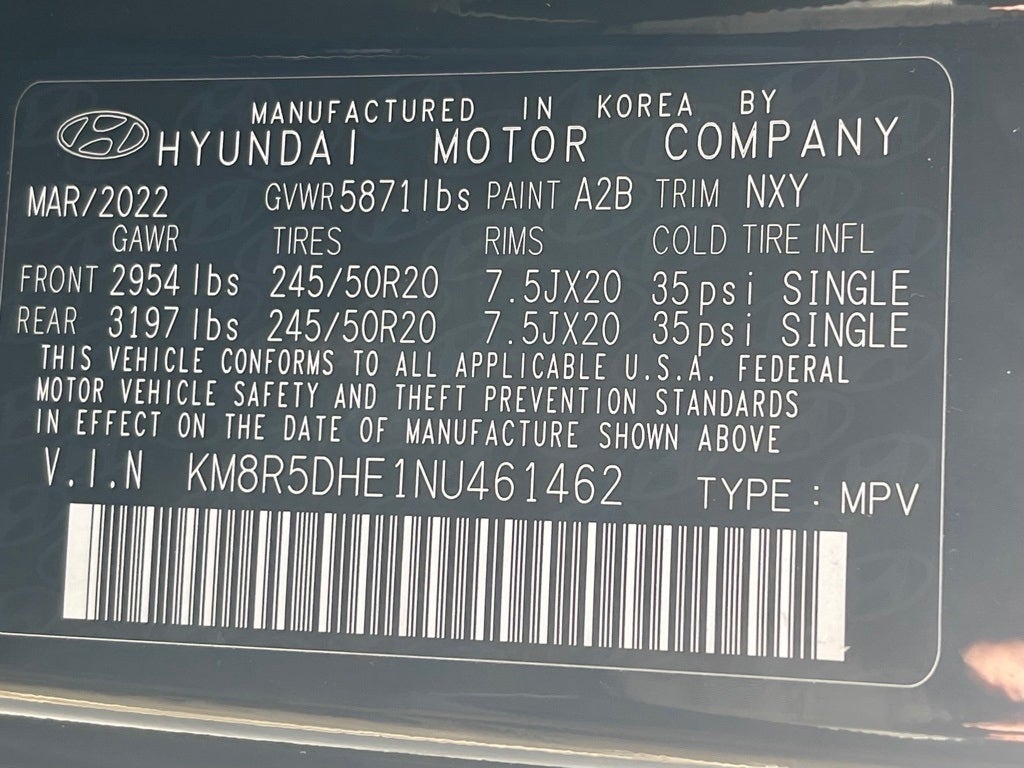 2022 Hyundai Palisade Limited